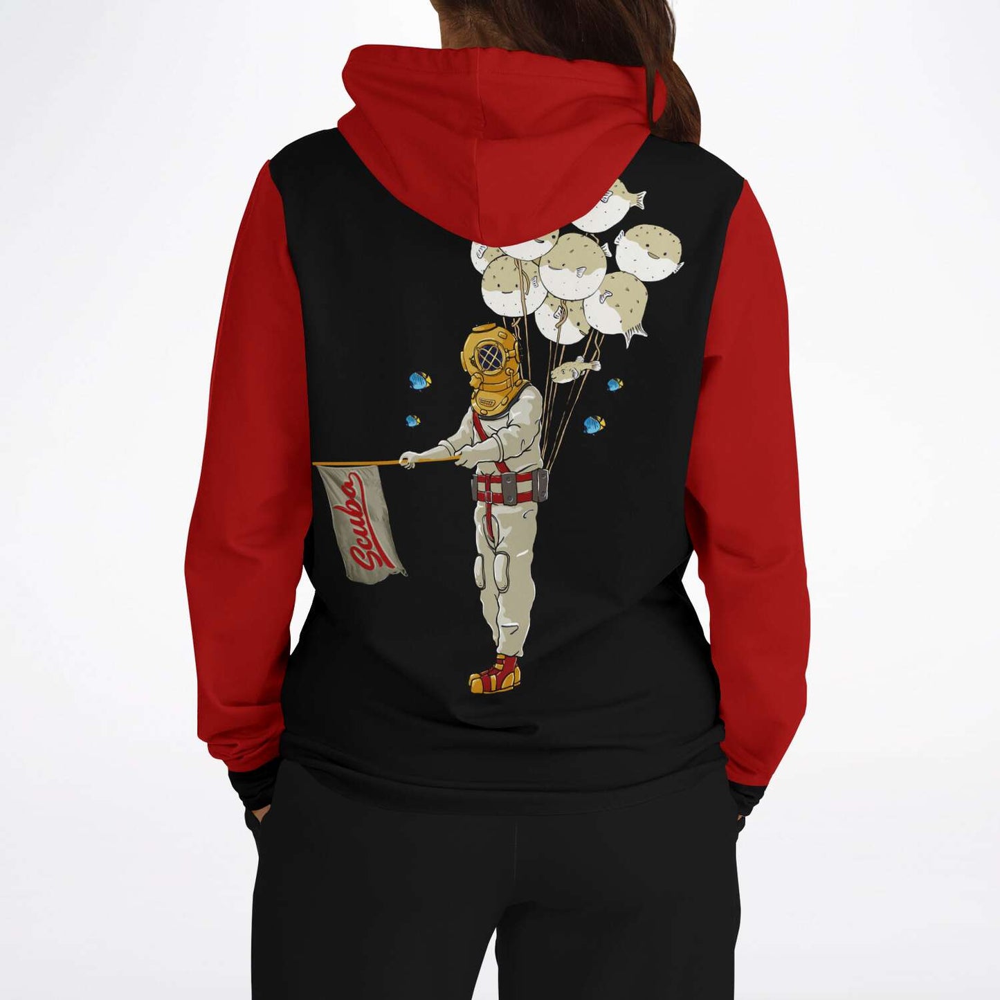 Vintage Scuba Diver Hoodie