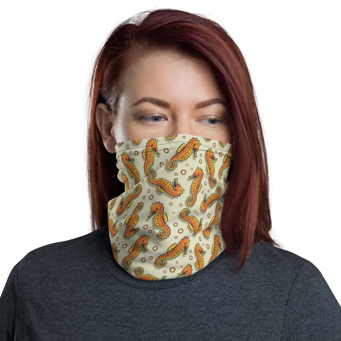 Sea Horse Fish Neck Gaiter