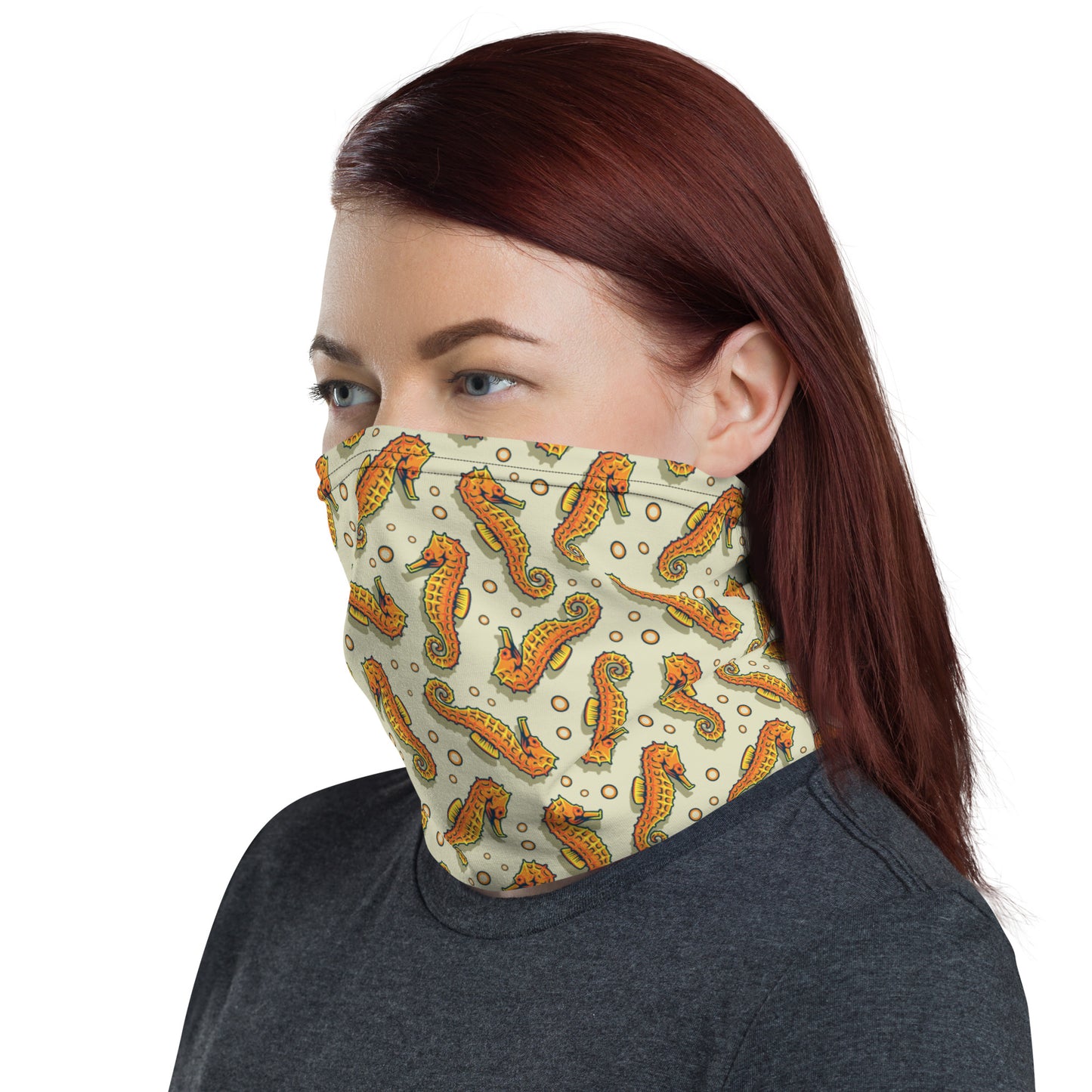 Sea Horse Fish Neck Gaiter