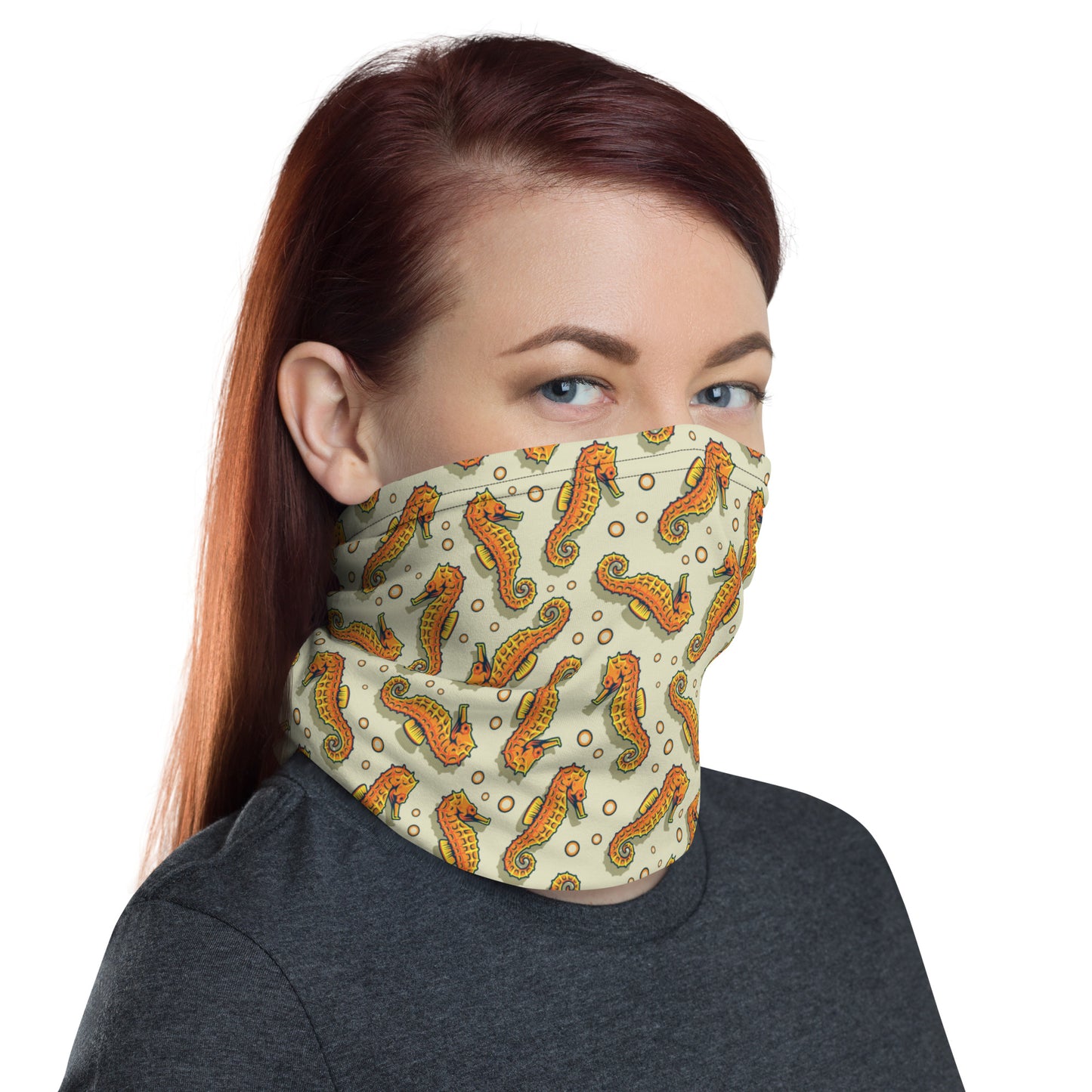 Sea Horse Fish Neck Gaiter