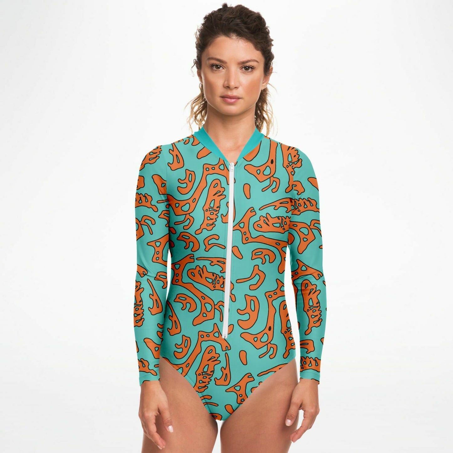 Corals Bodysuit Long Sleeve