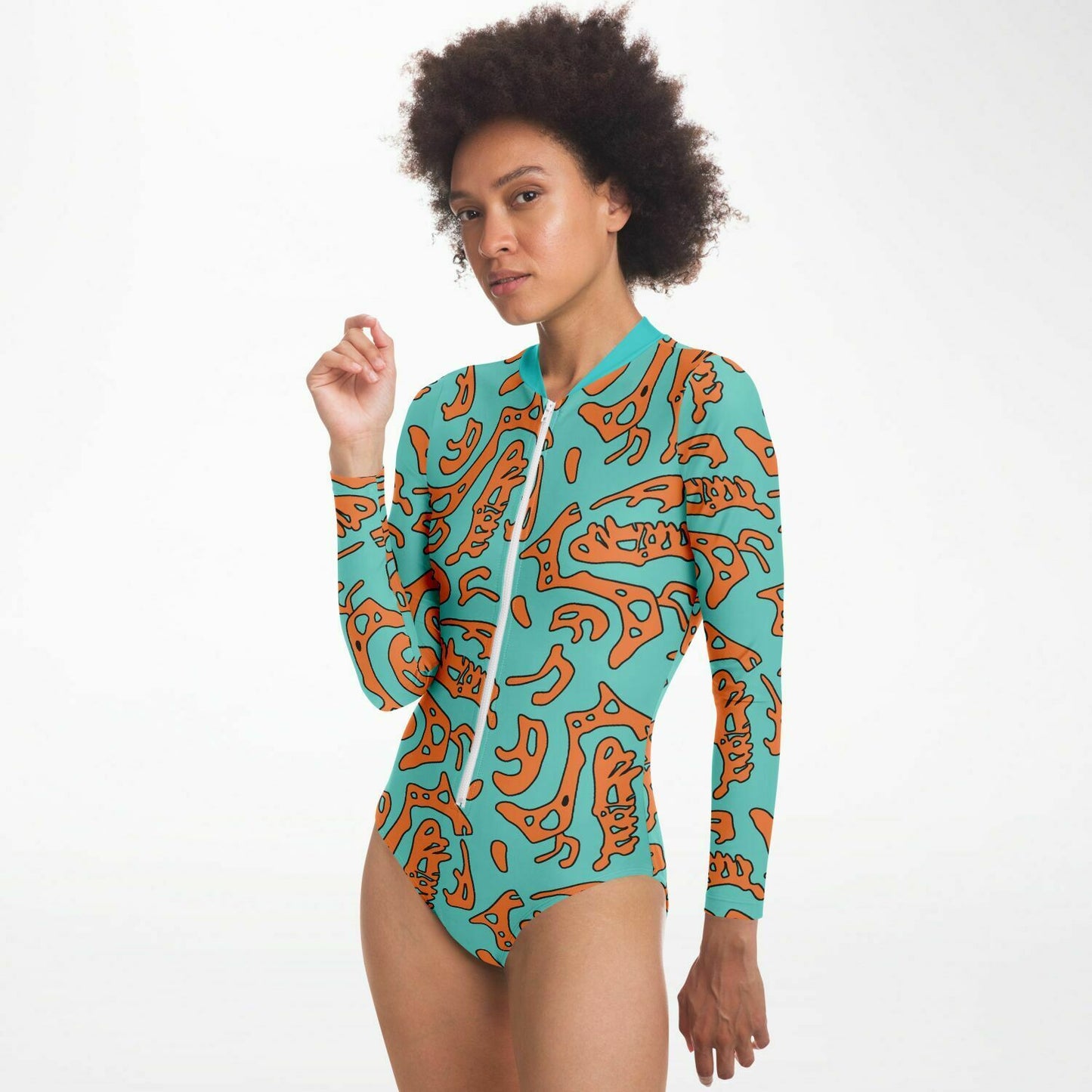 Corals Bodysuit Long Sleeve