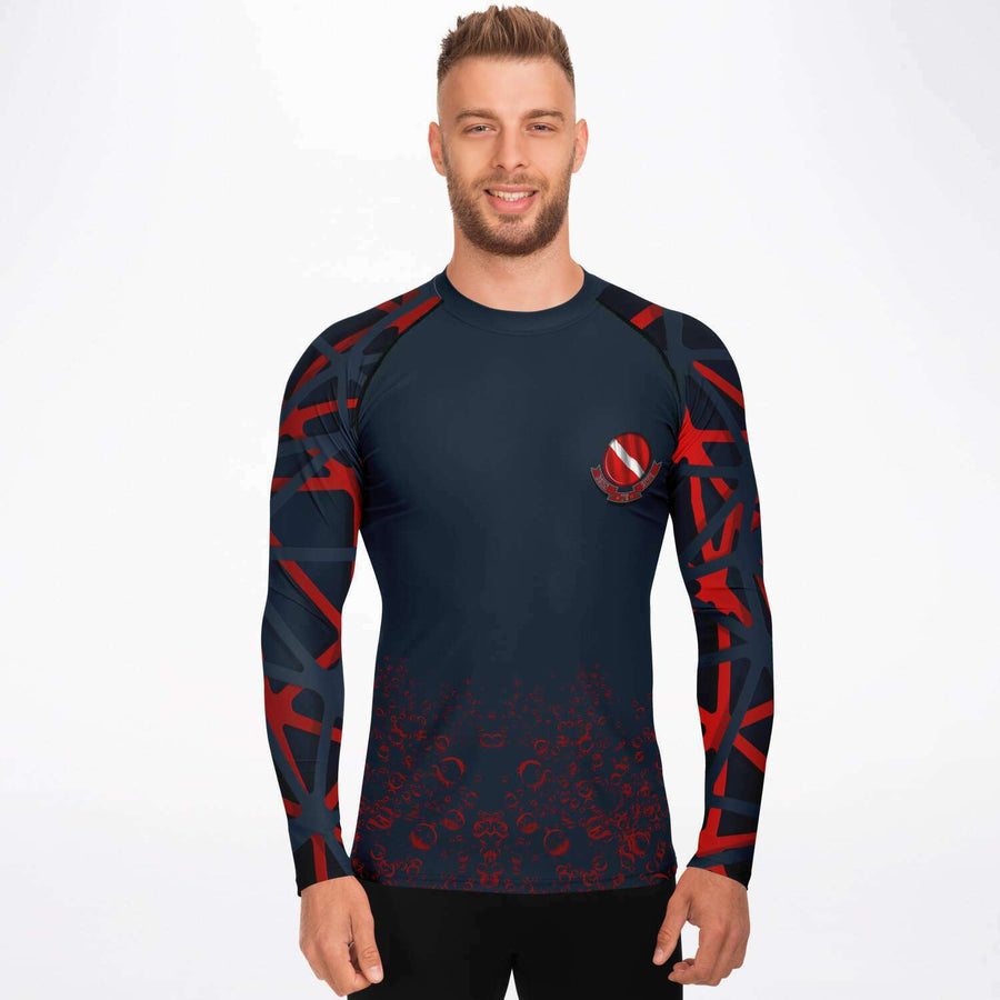 Born To Dive Rashguard - men's all-over-print scuba diving rash guard
