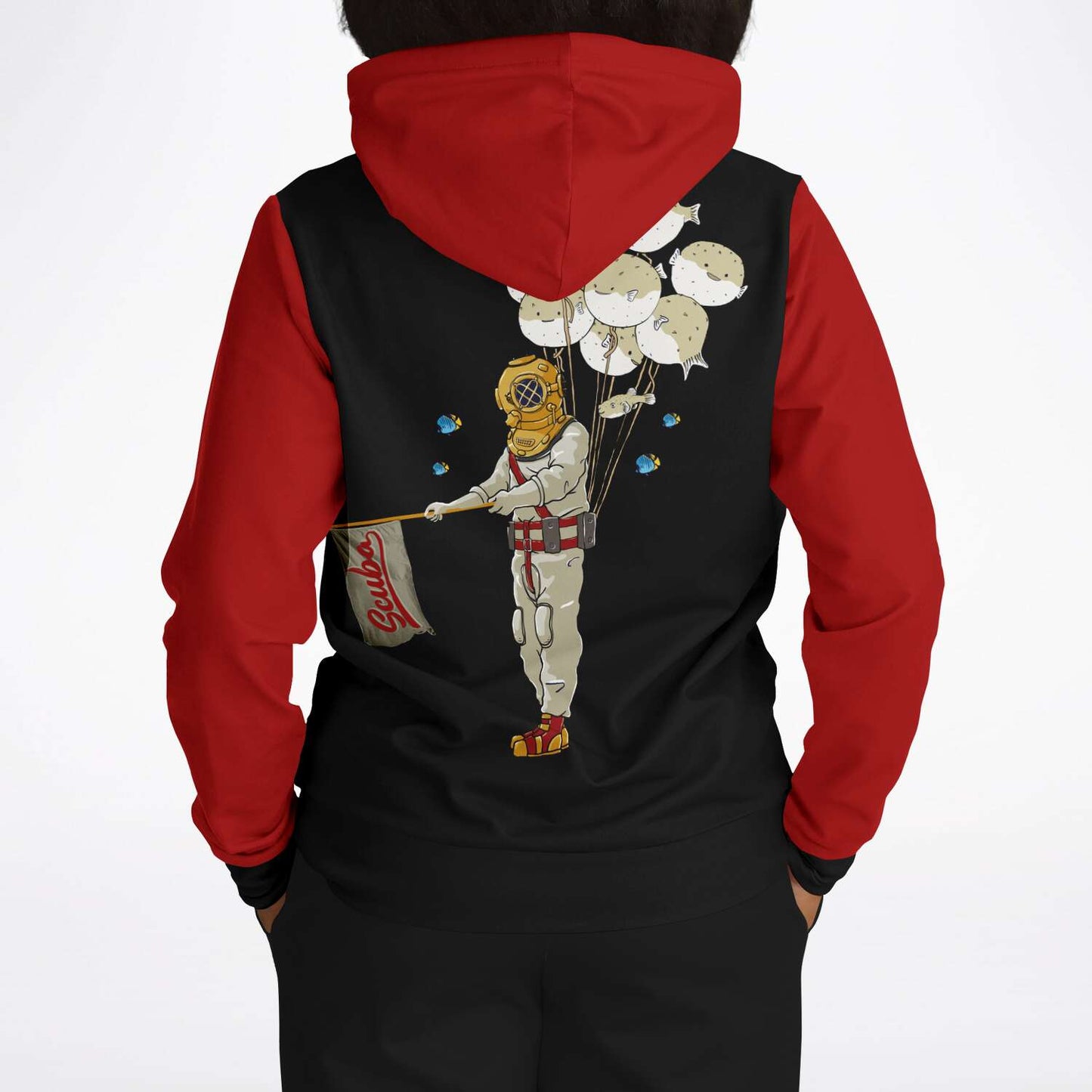 Vintage Scuba Diver Hoodie