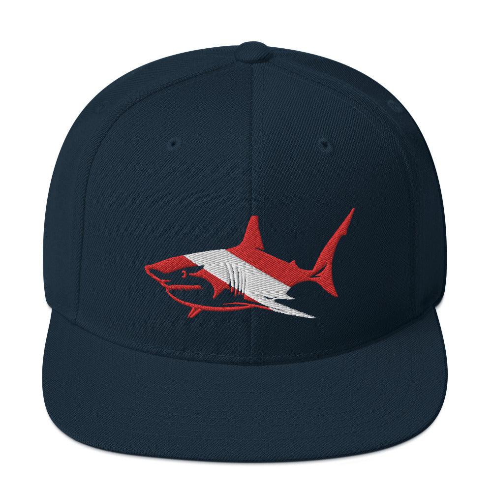 Shark Snapback Hat