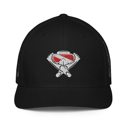 Closed-back trucker cap