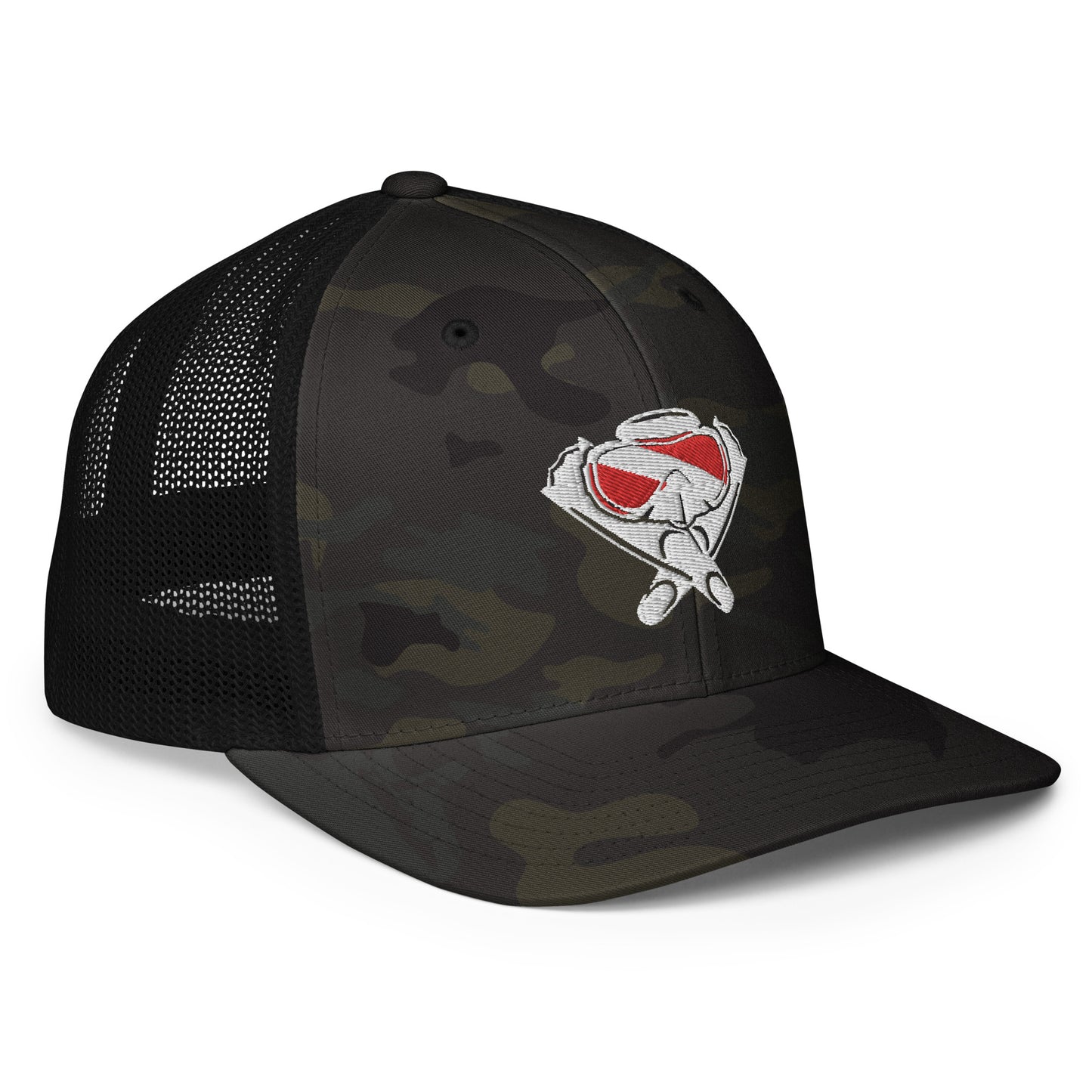 Closed-back trucker cap