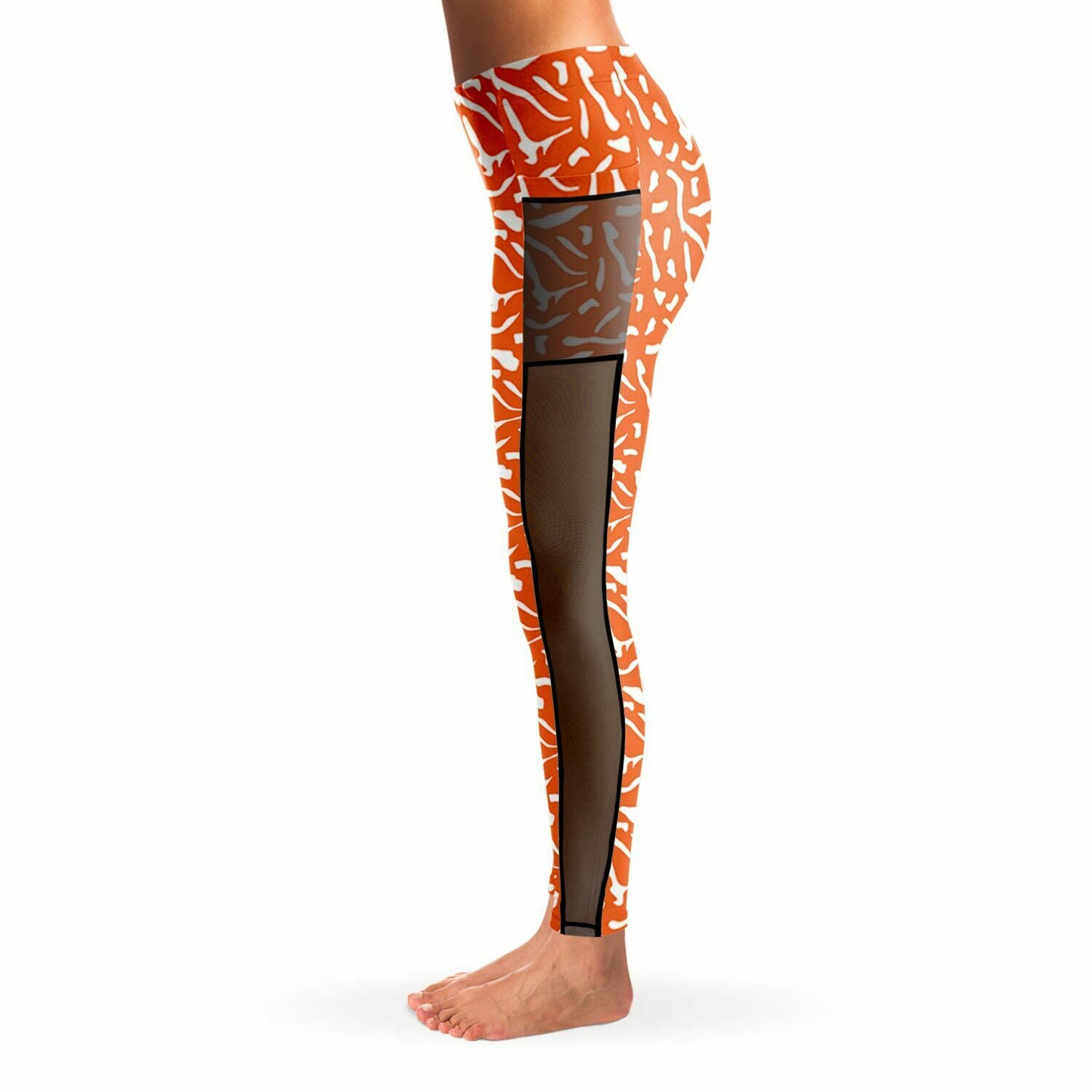 Orange Skin Cell Leggings