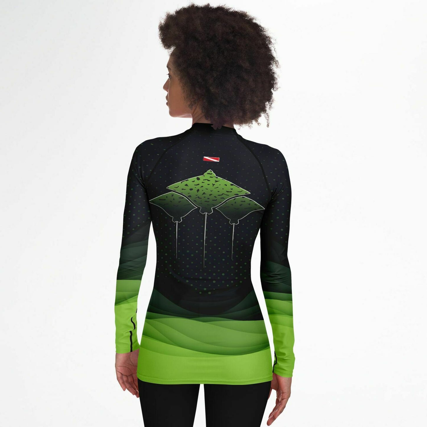 Dive with Sting ray Rashguard