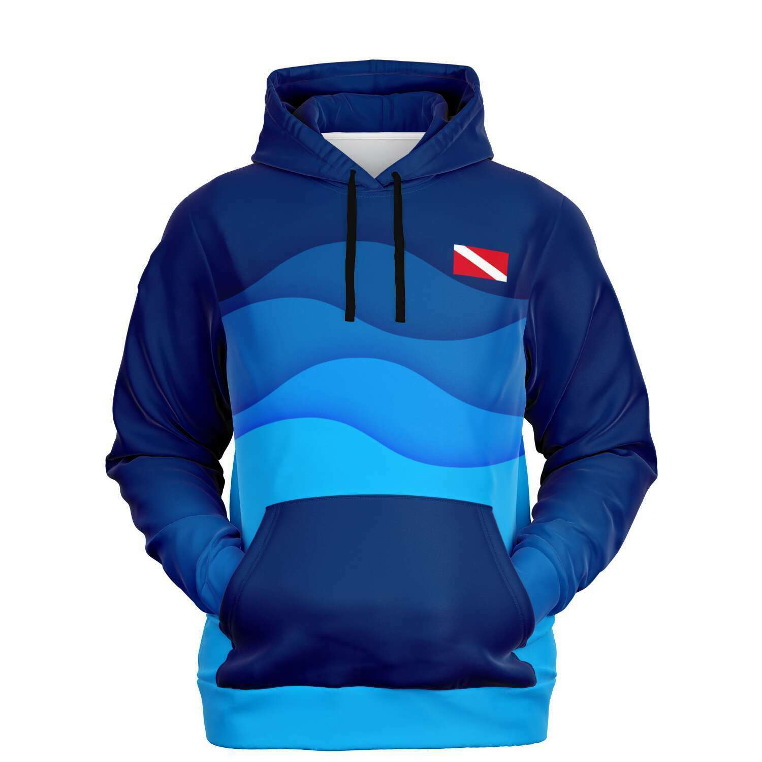 scuba diving zip hoodie