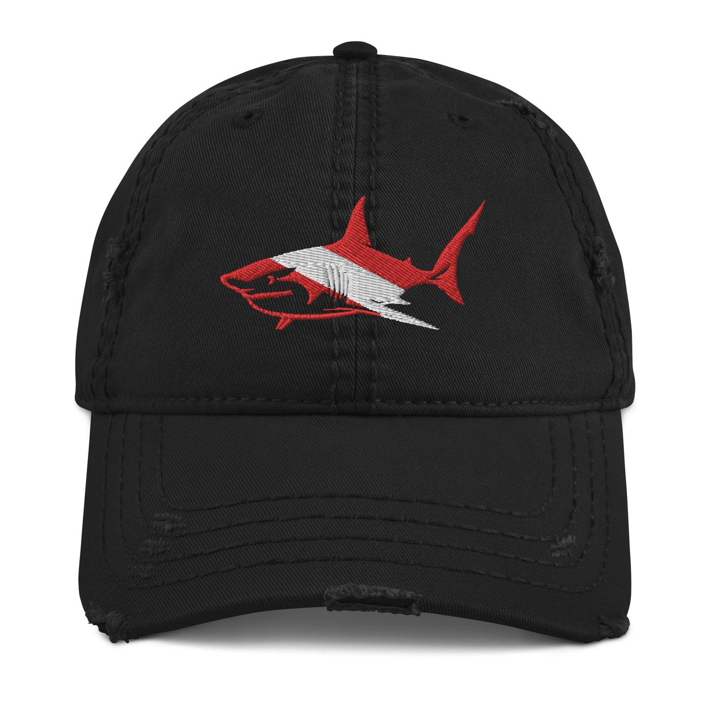 Distressed Shark Hat