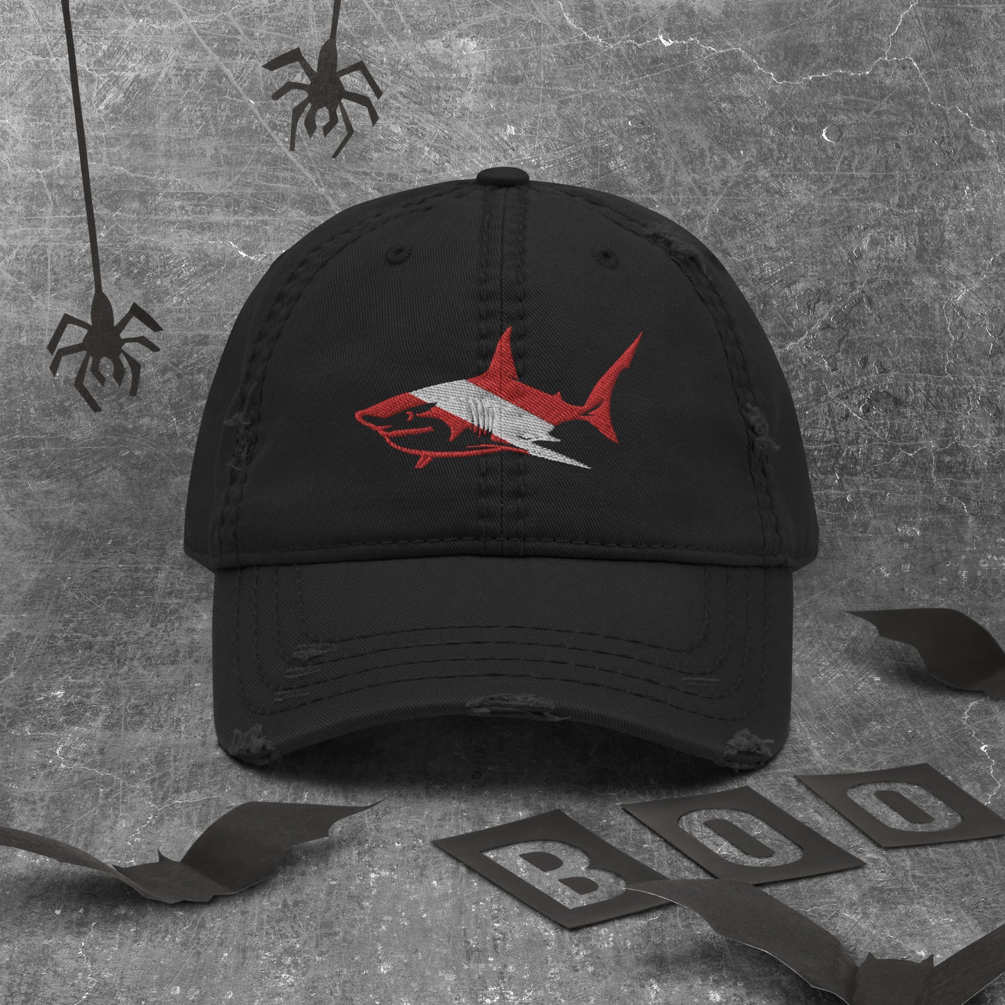 Distressed Shark Hat