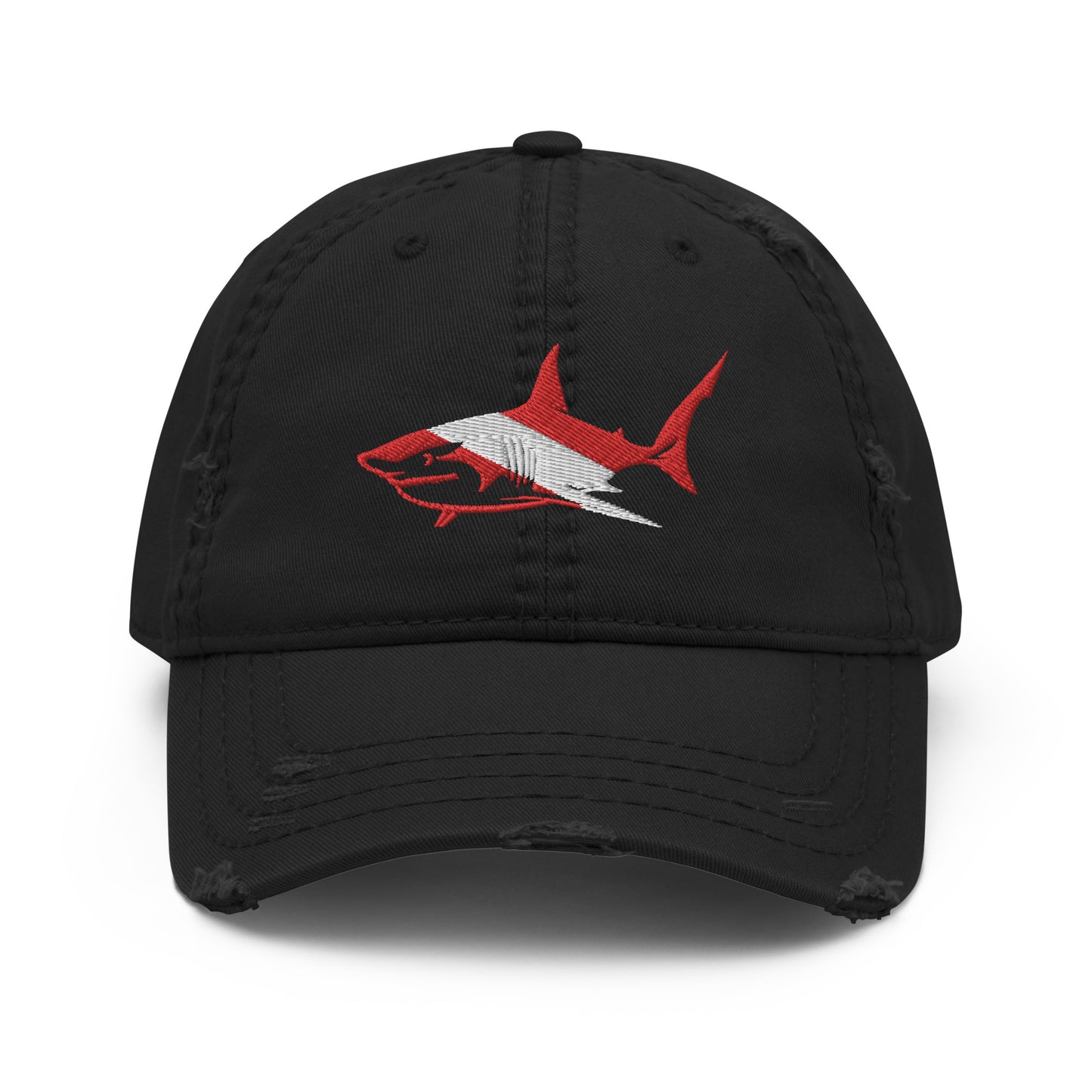 Distressed Shark Hat