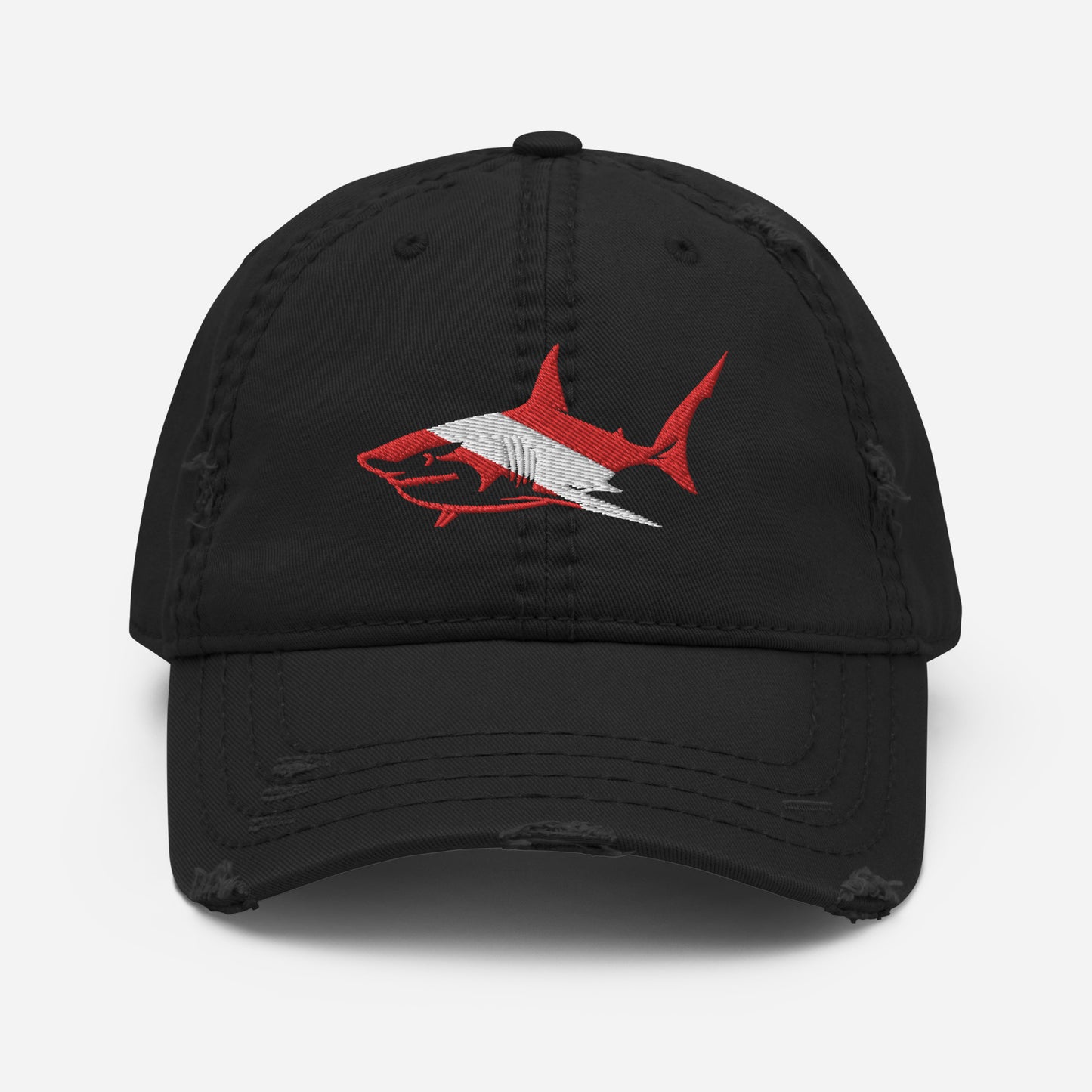 Distressed Shark Hat