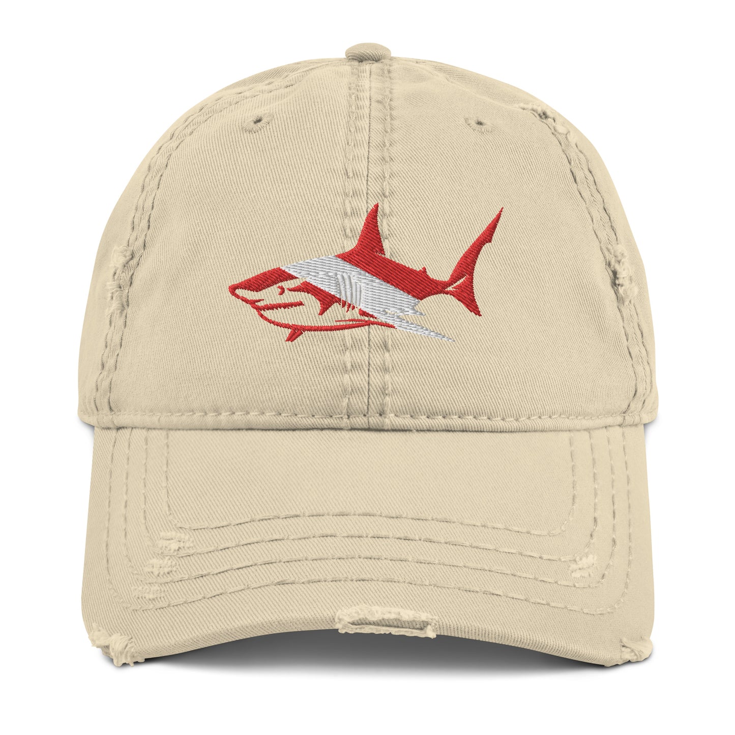 Distressed Shark Hat