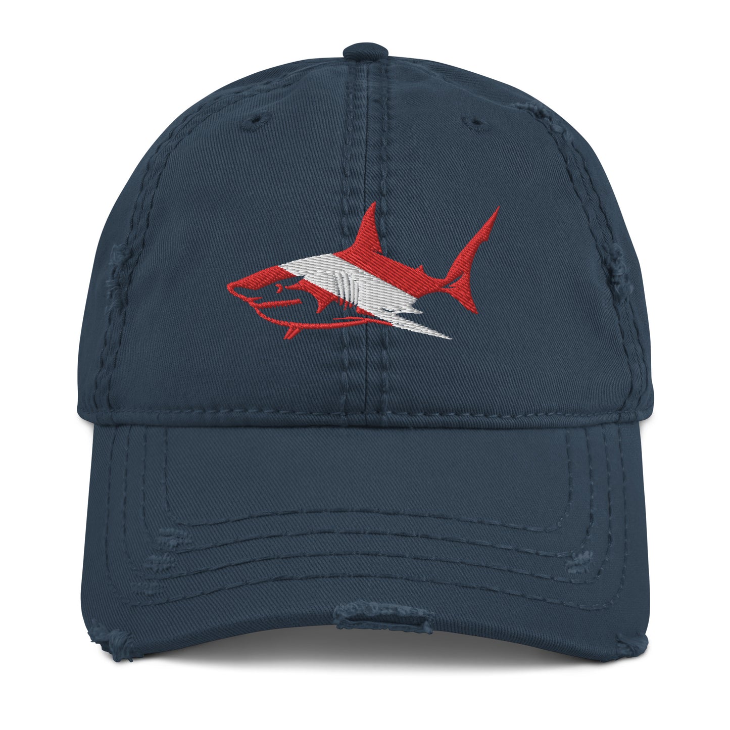 Distressed Shark Hat