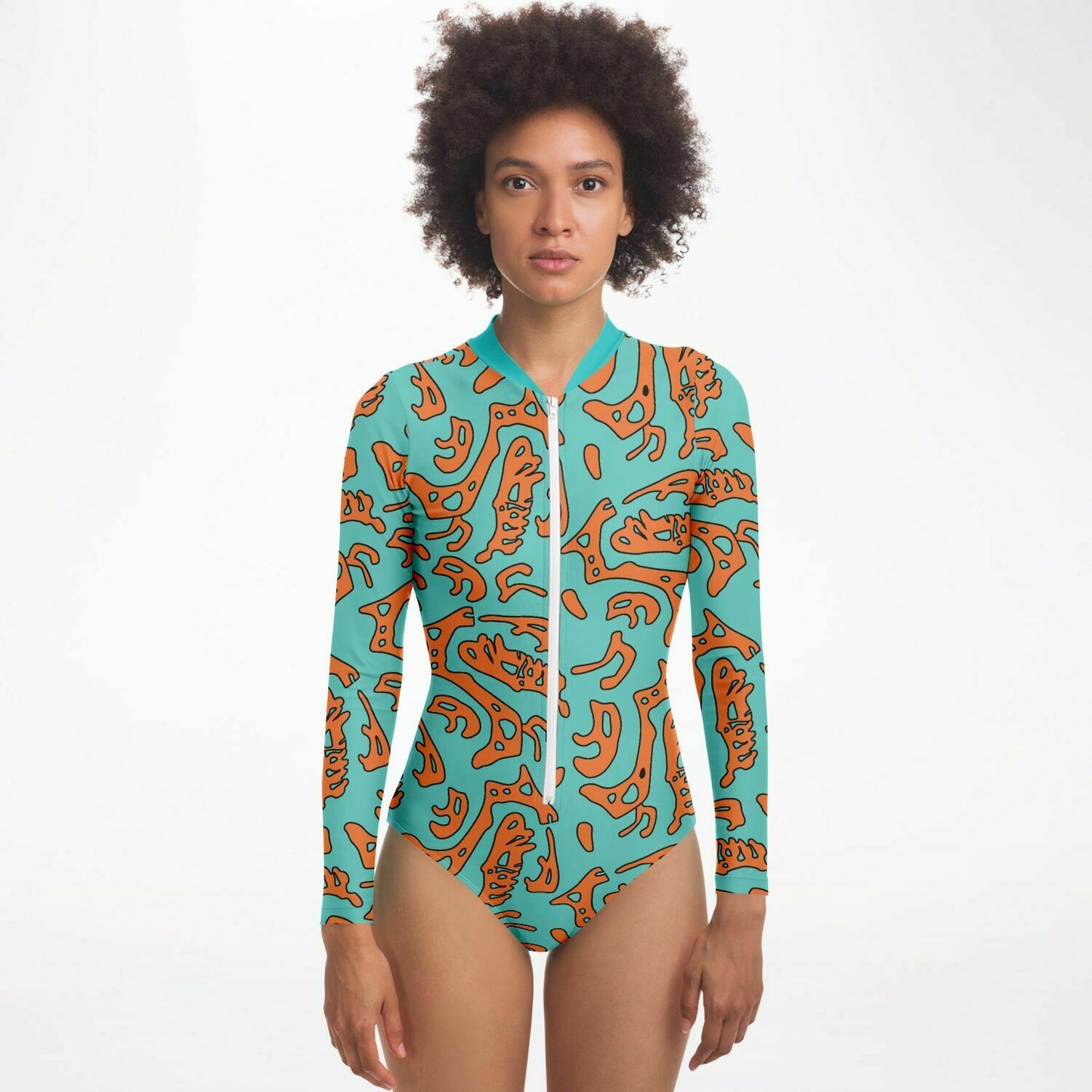 Corals Bodysuit Long Sleeve