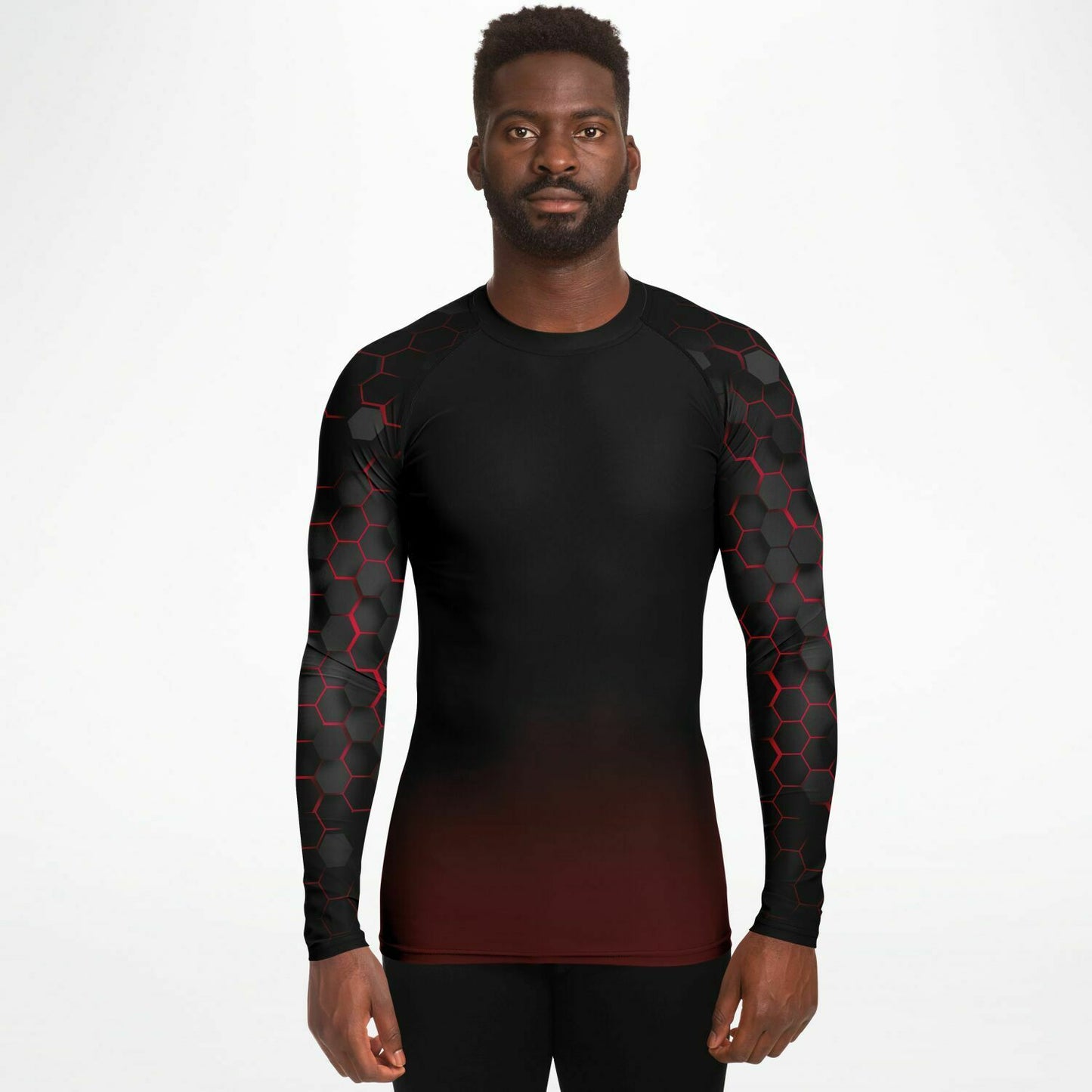 Diver Red Down Rashguard